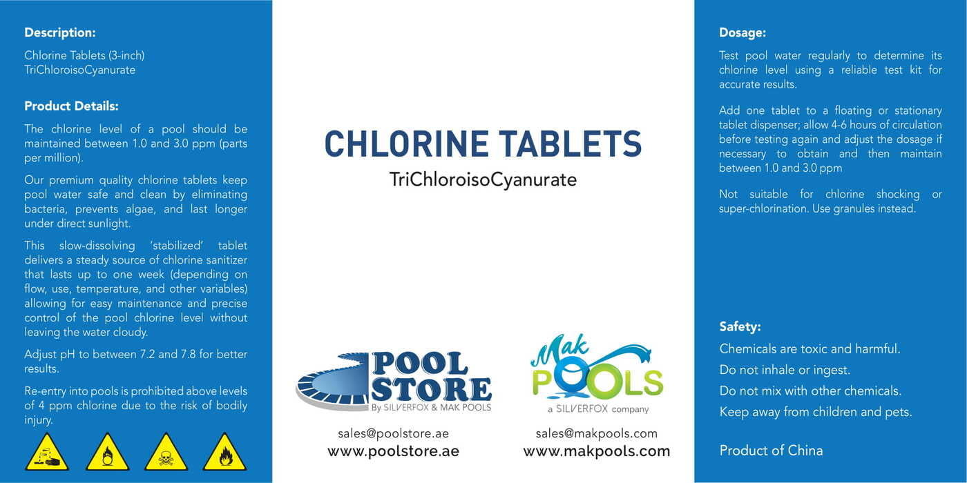 Chlorine Tablets 5kgs TCCA